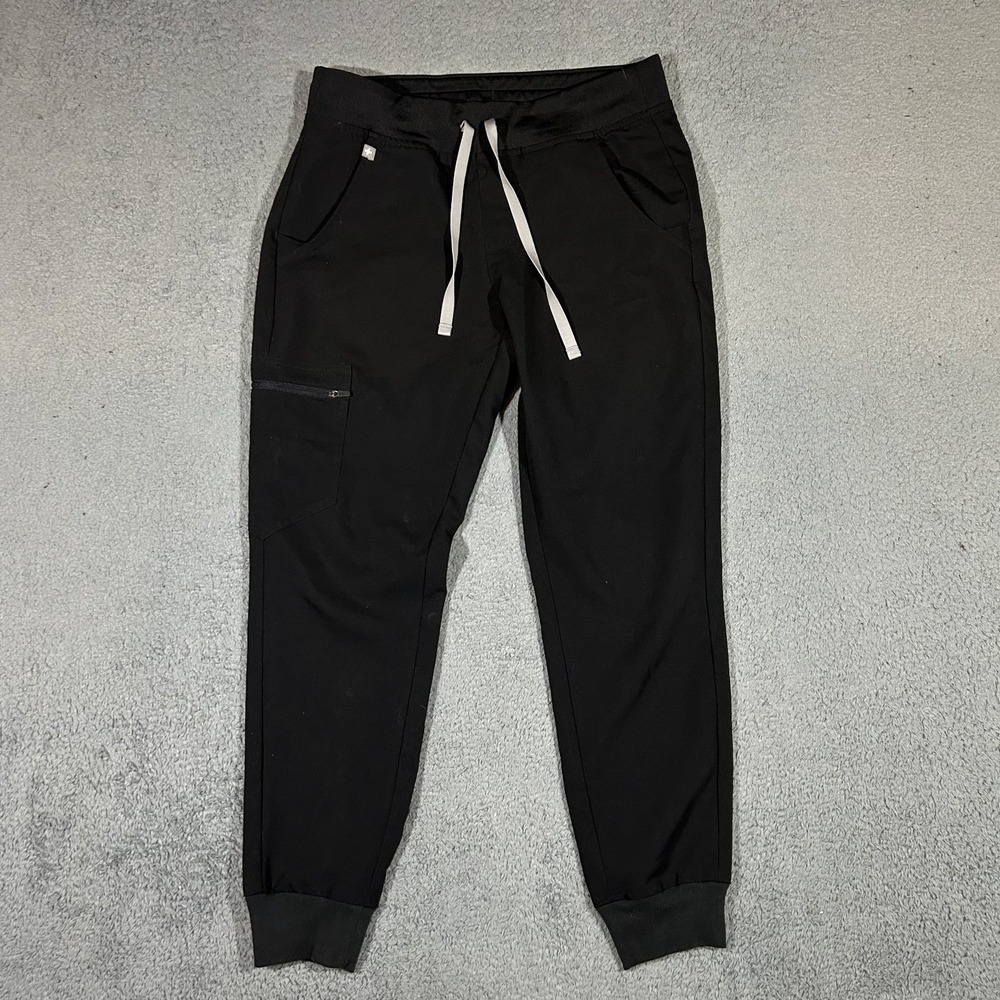 FIGS Technical Collection Zamora Black Jogger Scrub Pant Women’s Small #3997